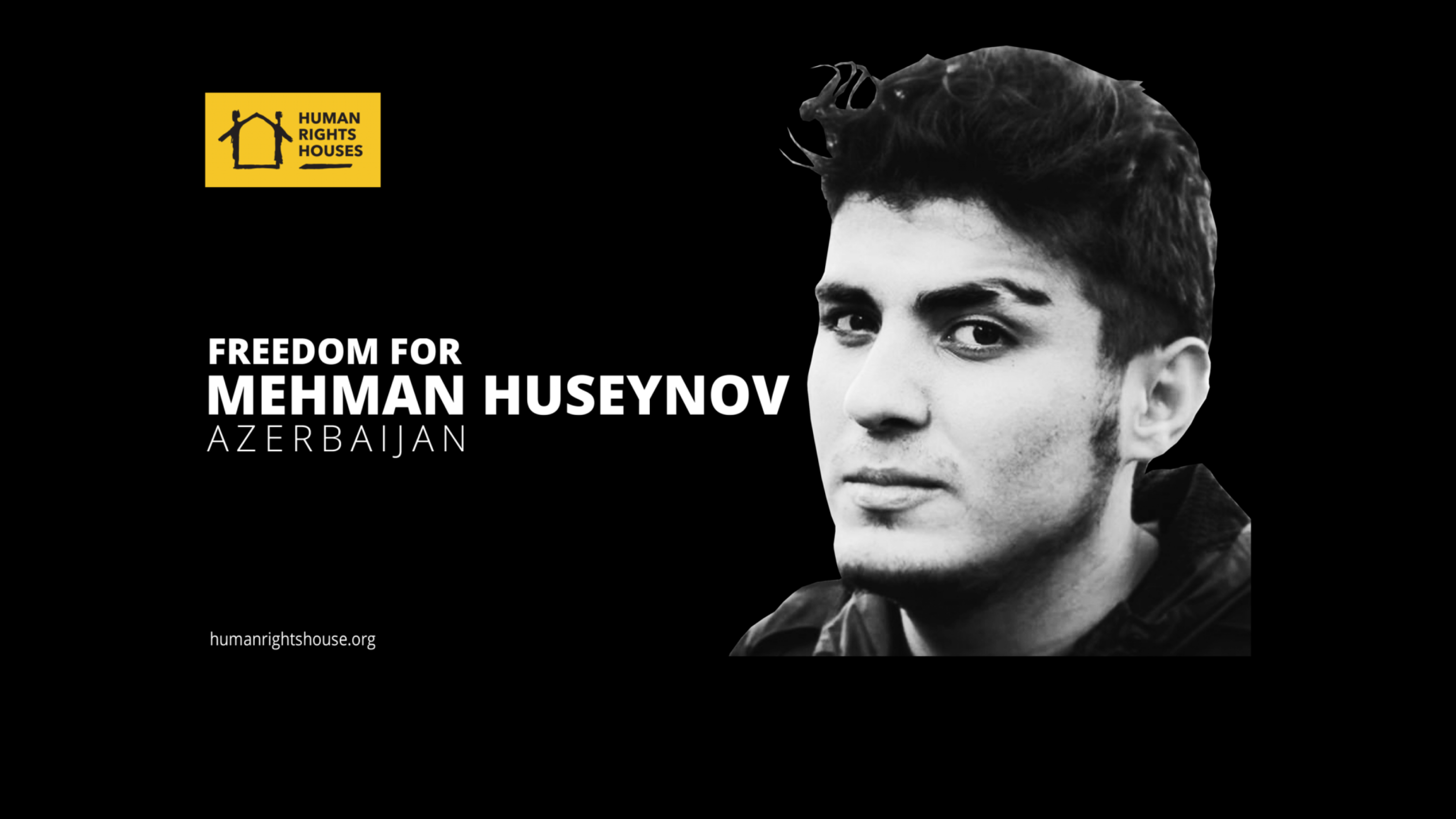 Mehman Huseynov. Photo collage humanrightshouse.org