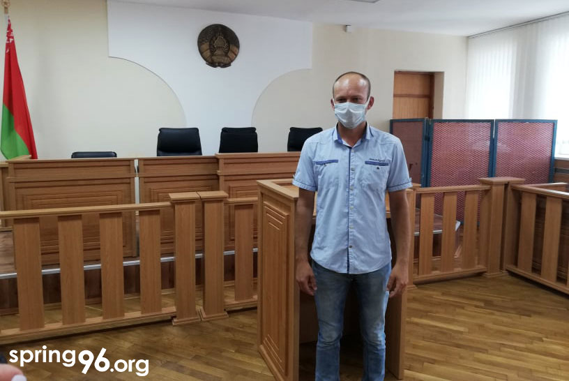Александр Бабкин в суде.