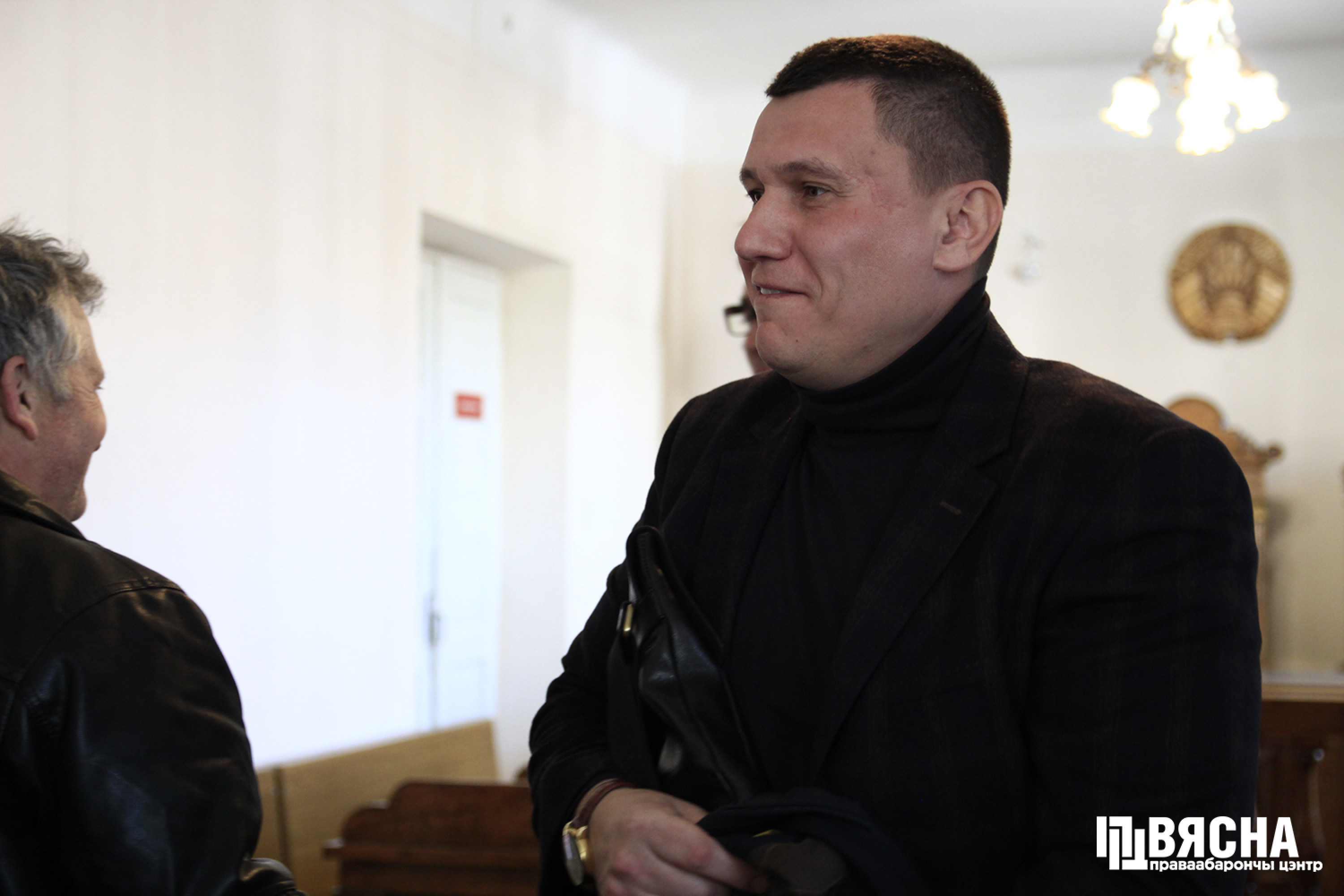 Дмитрий Бекалюк в суде. Фото: ПЦ "Вясна"
