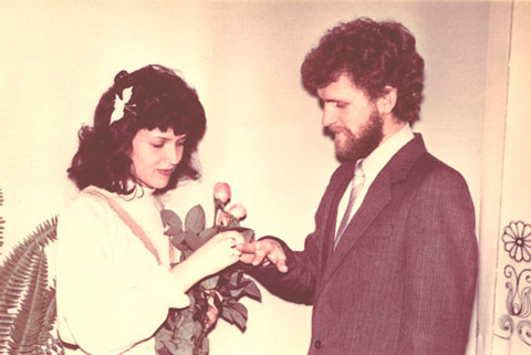 Наталля Пінчук і Алесь Бяляцкі, 17 красавіка 1987 г.