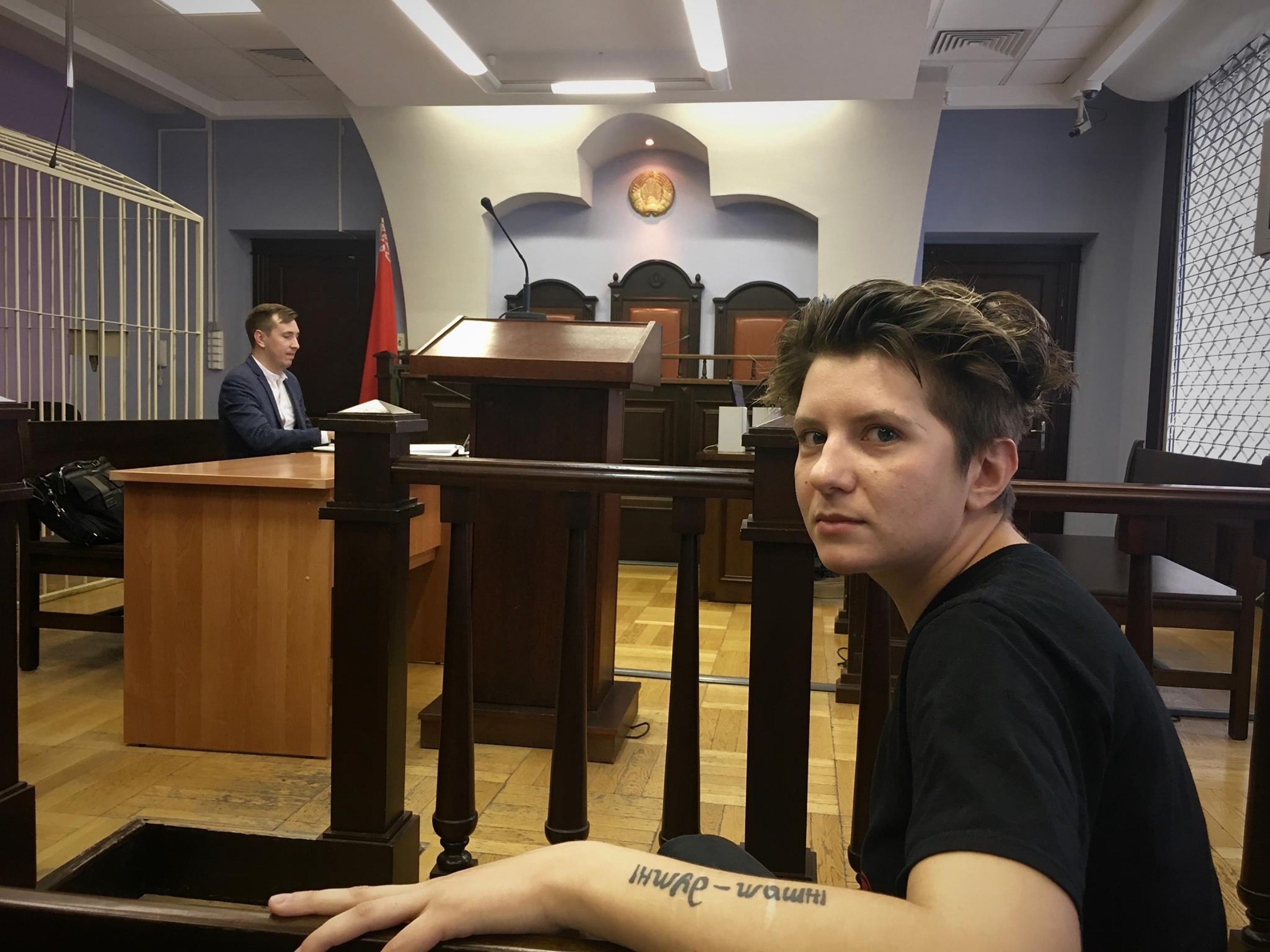 Вика Биран в суде. Фото Ника Антипова