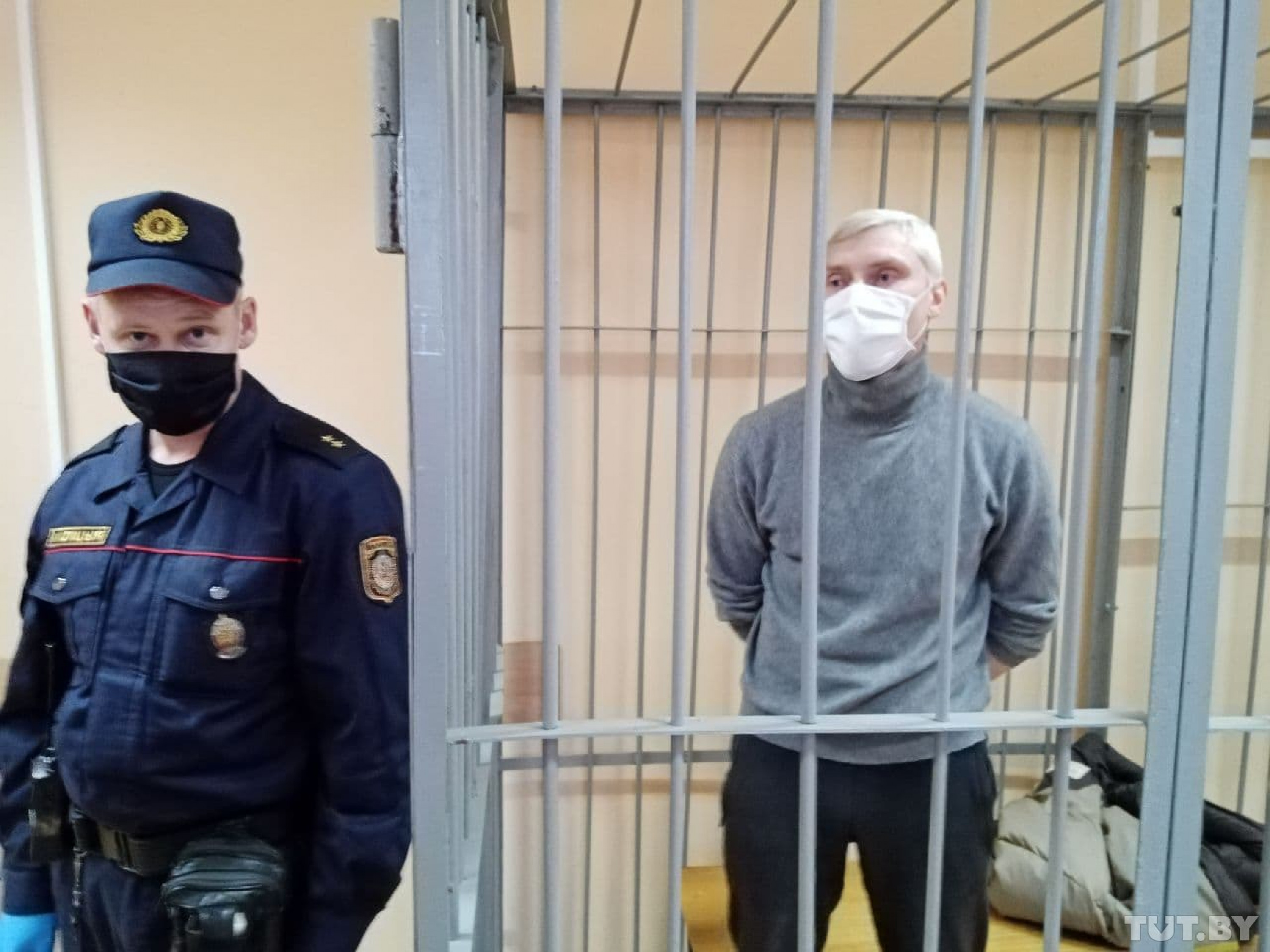 Андрей Тимофеенко в суде. Фото: TUT.BY