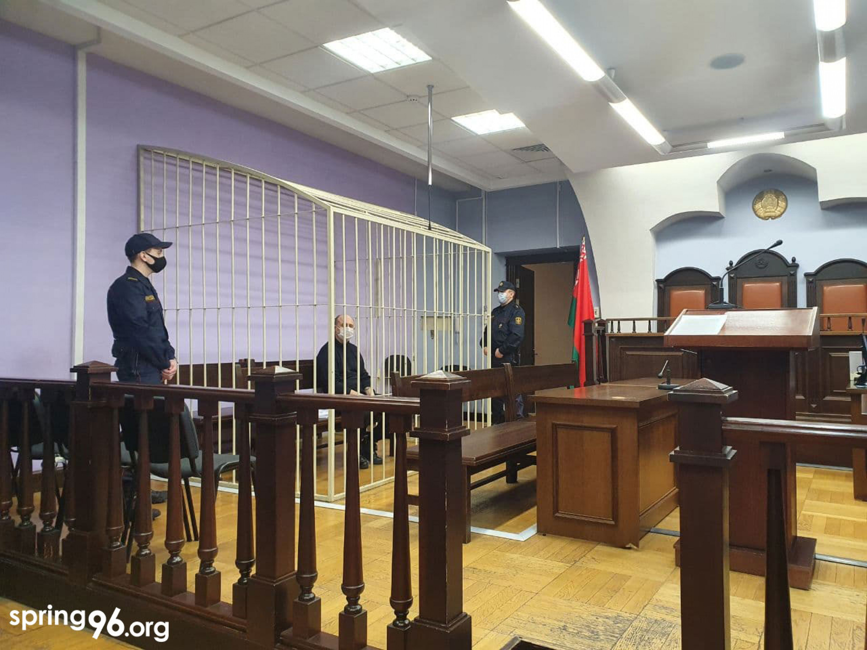Вадим Дмитренок в зале суда. Фото spring96.org