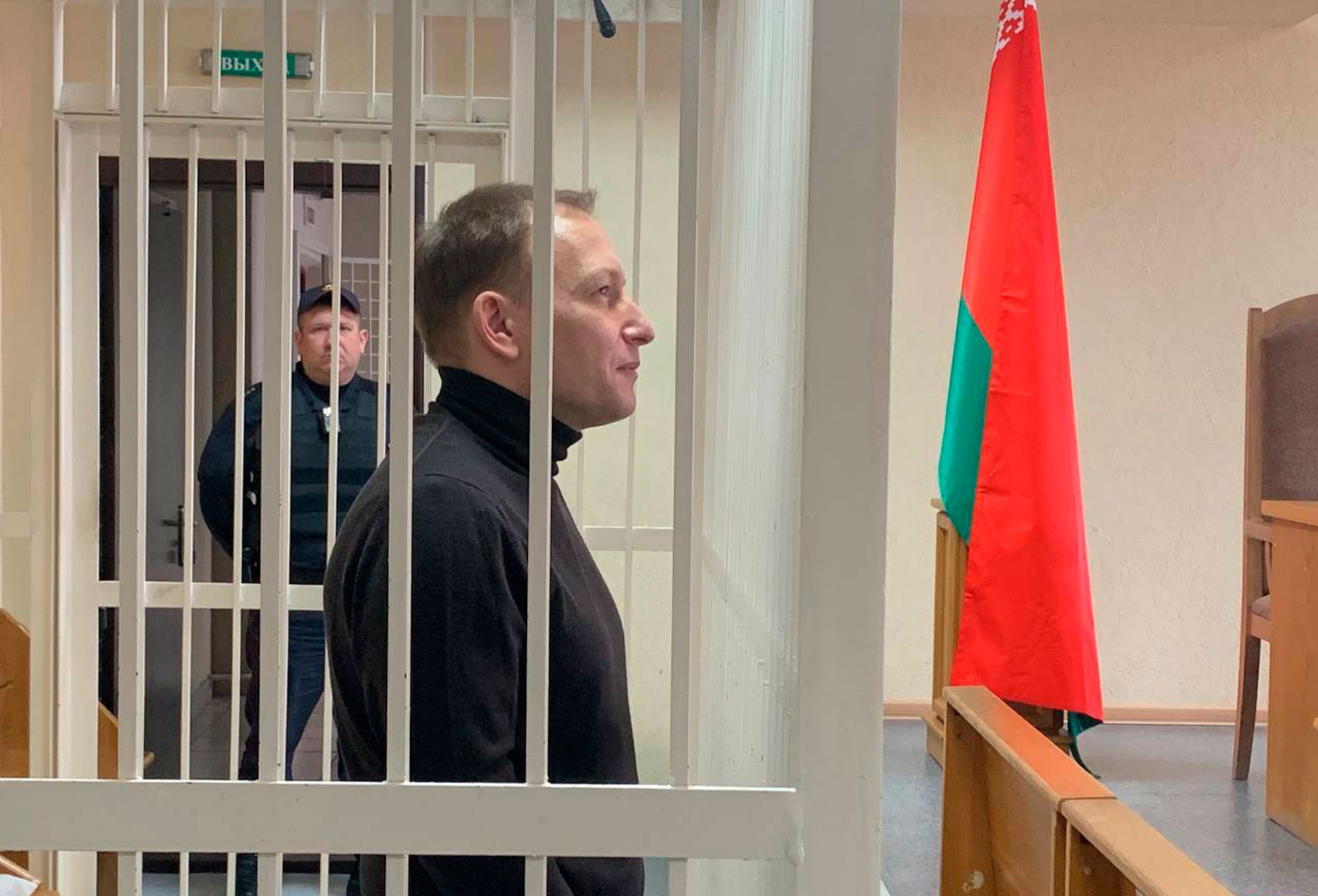 Former presidential candidate Andrey Dzmitryeu in court