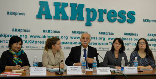 Пресс-конференция Обсерватории в Бишкеке, 25.09.2015