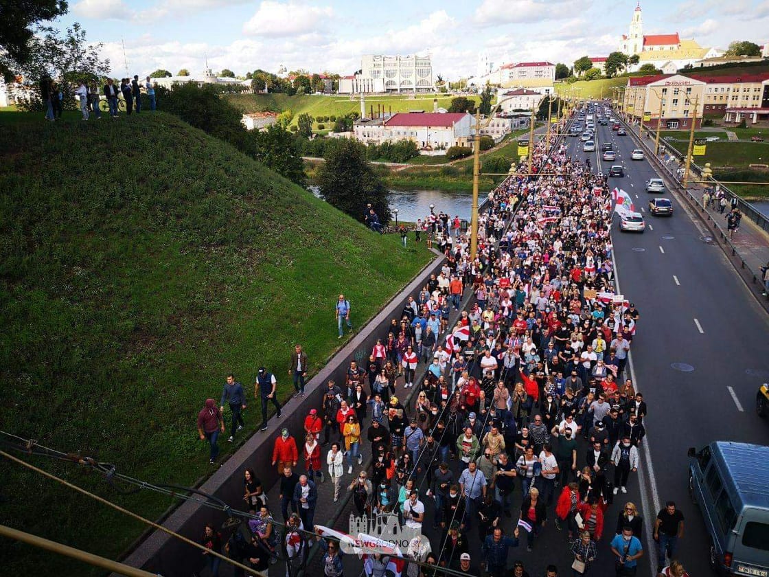 "Марш единства" в Гродно". Фото: newgrodno.by 
