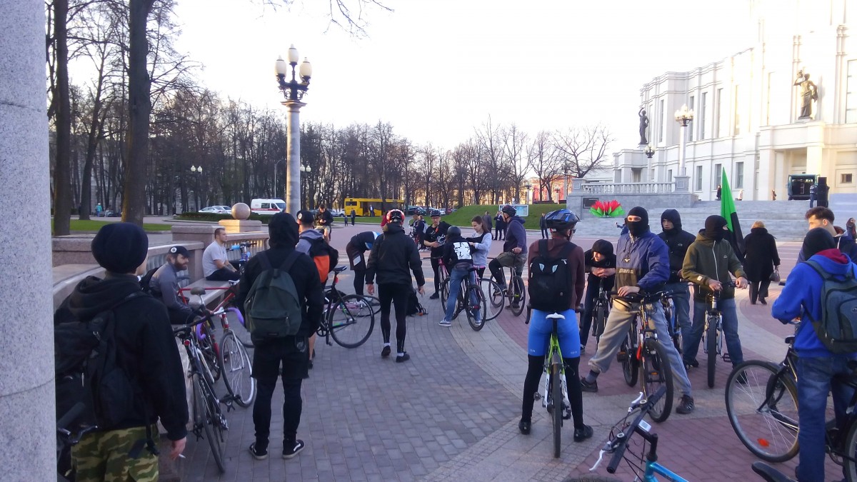Традиционная велосипедная поездка "Критическая масса" 29 апреля 2016 года