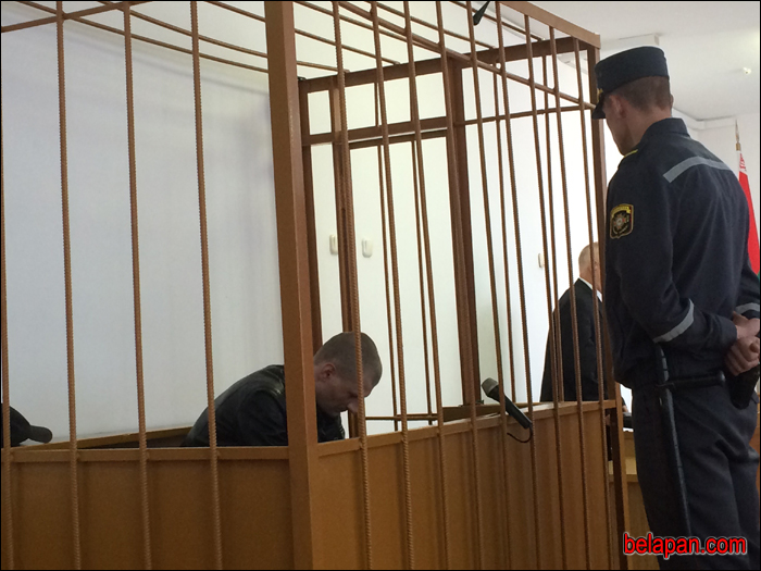 Иван Кулеш на суде. Фото БелаПАН.