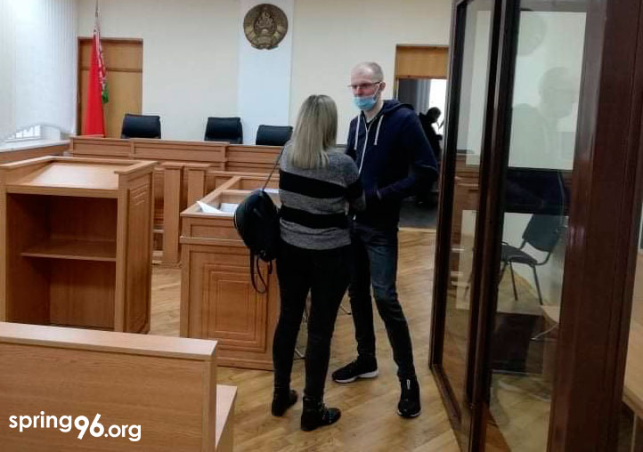 Евгений Лапа в суде.