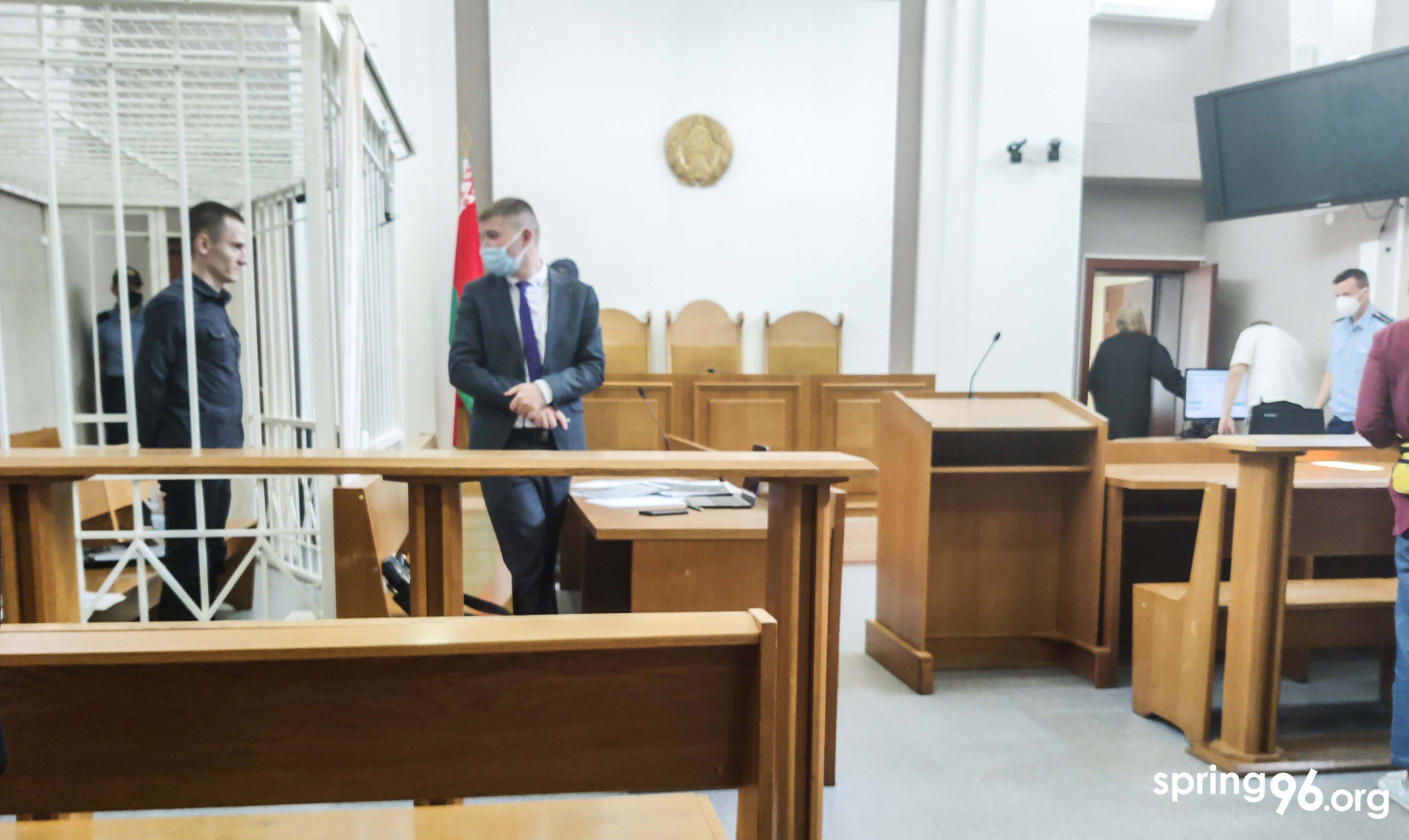 Николай Дедок в суде. Фото: spring96.org 
