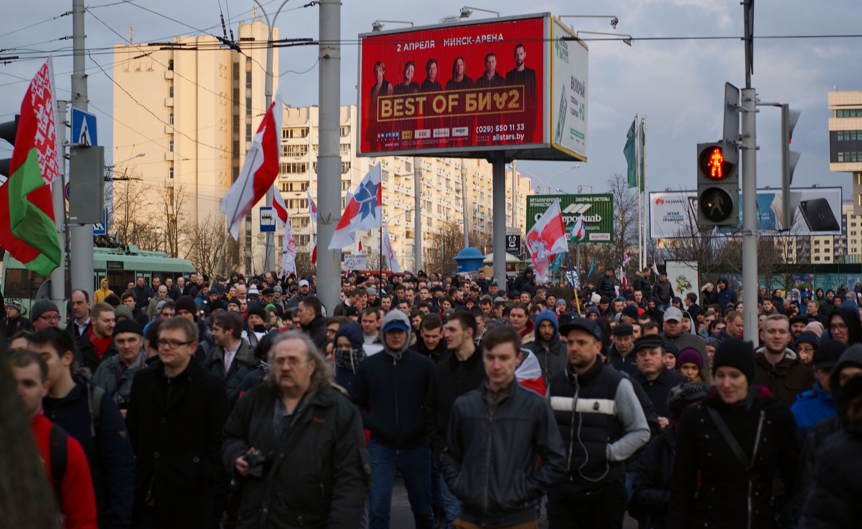 "Марш нетунеядцев" в Минске 15 марта. Фото: ПЦ "Весна"