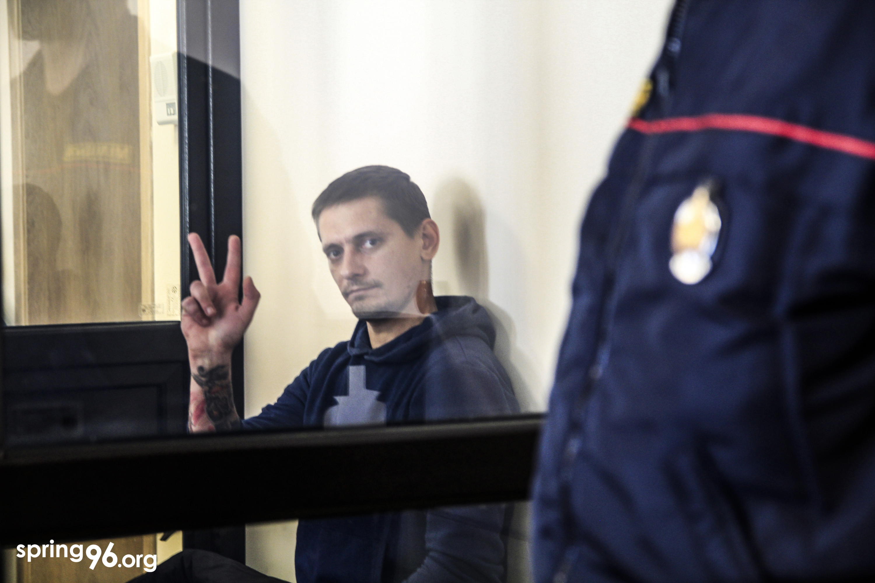 Pavel Piaskou on trial in September 2020