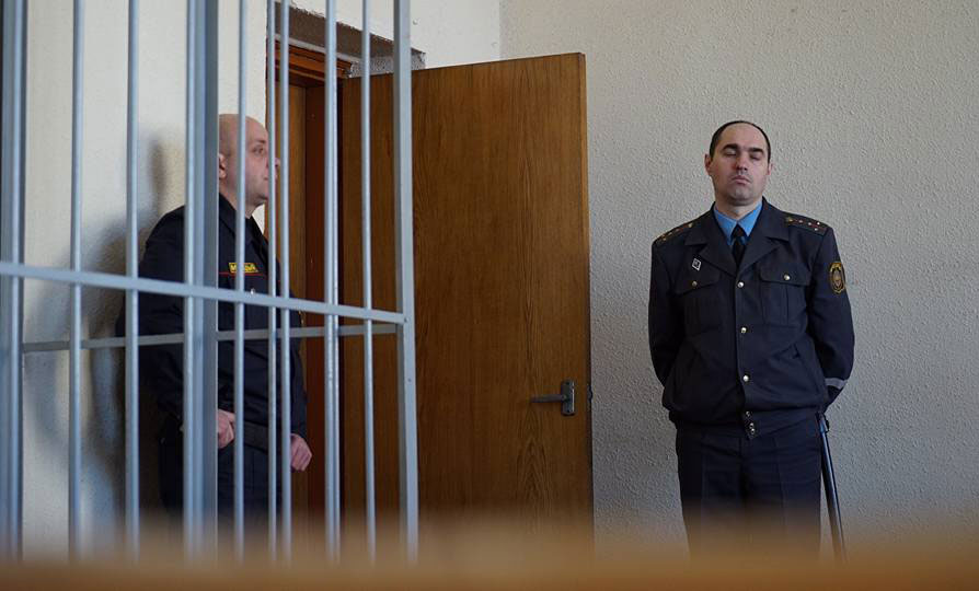 A courtroom in the Saviecki District Court of Minsk. Photo: Kanstantsin Reutski