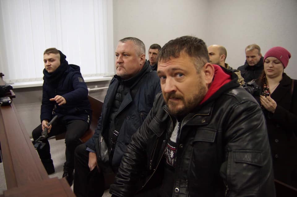 Правозащитник Леонид Судаленко и блогер Сергей Тихоновский на суде