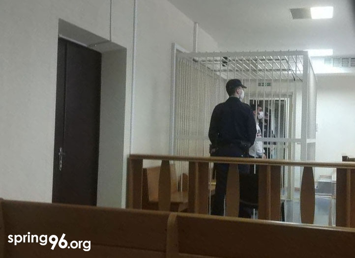 Илья Толкач в зале суда