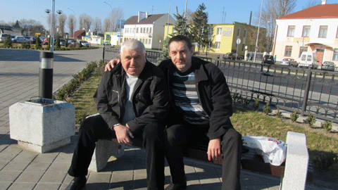 Viachaslau Sachuk and Eduard Dziahileu