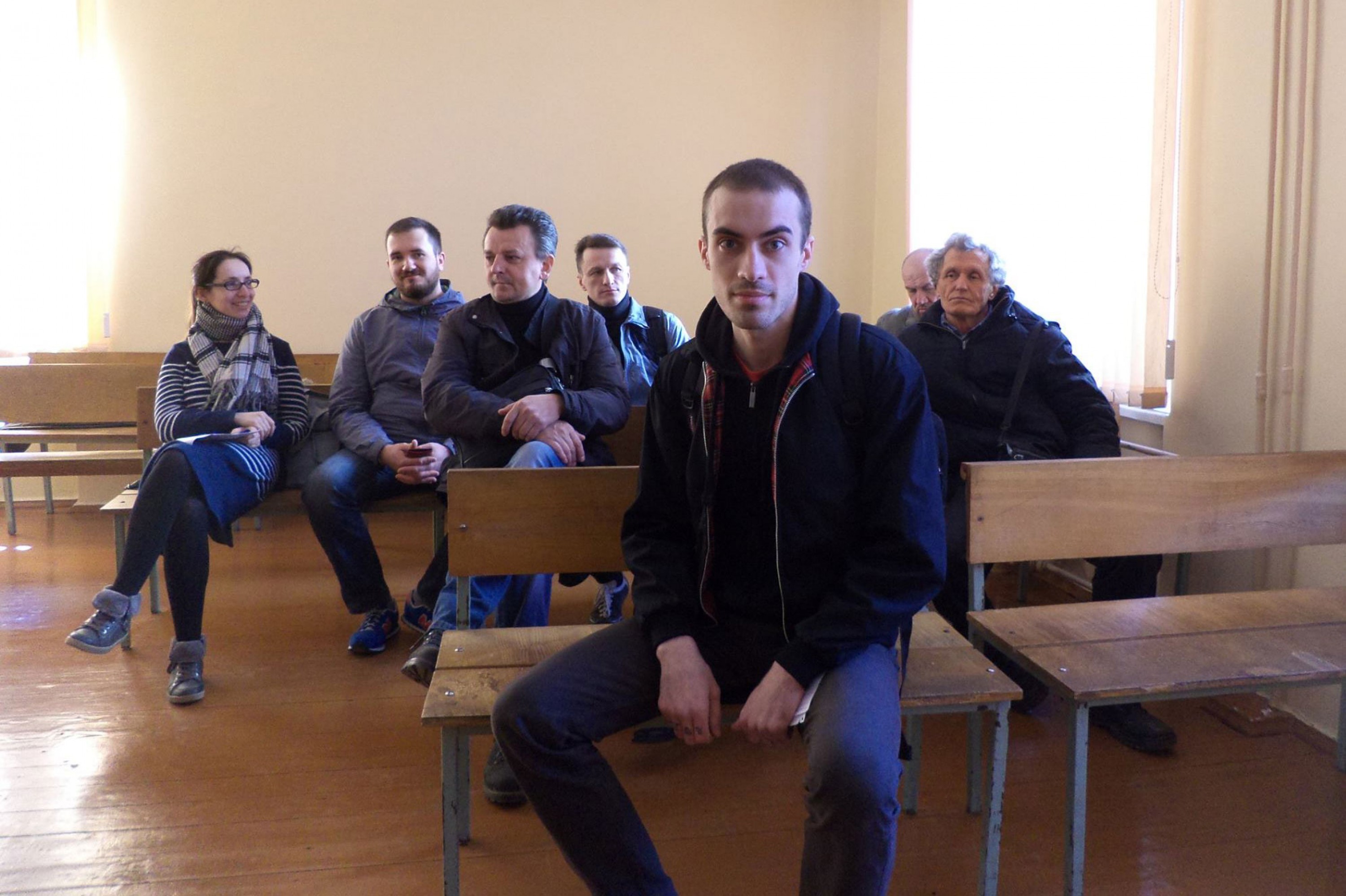 Евгений Журавский в баранавичском суде 30 марта