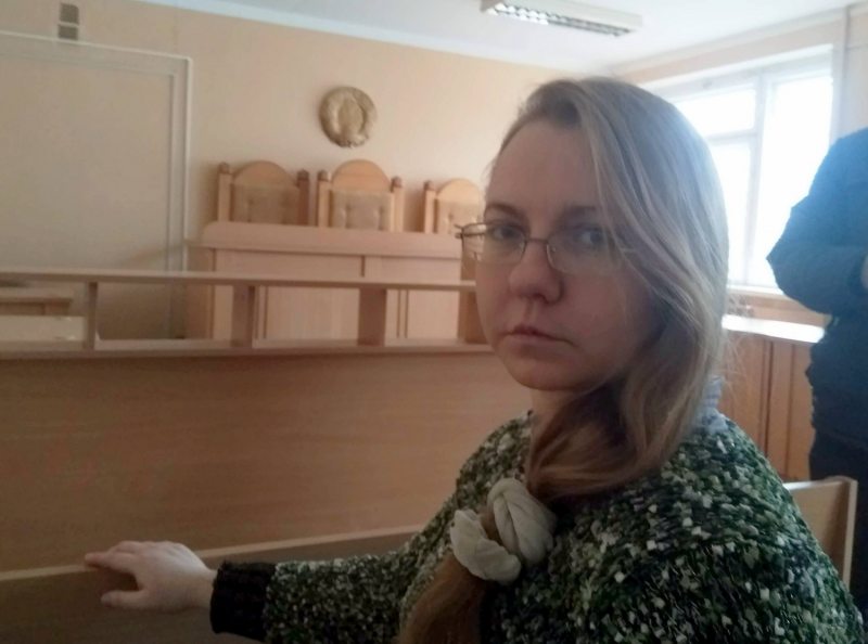 Наталья Спиридонова в суде. Фота