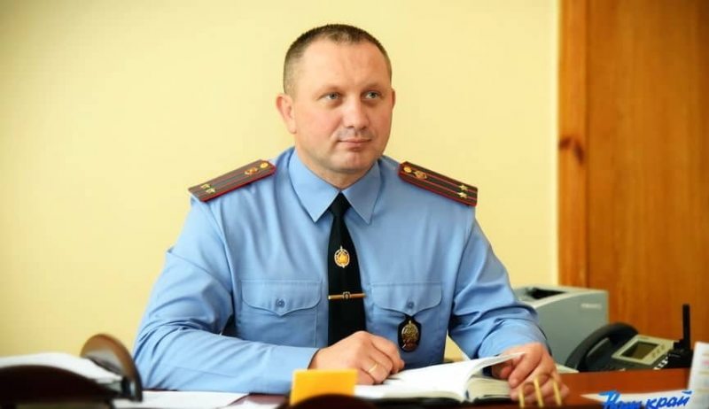 Новый начальник Барановичского ГОВД Андрей Студеничник