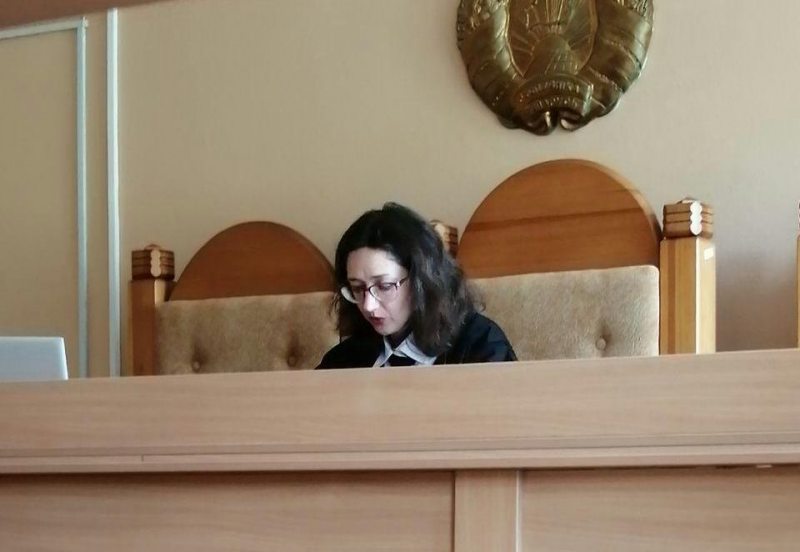 Суддзя Іна Грабоўская. Фота з Telegram