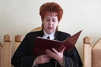 Judge Halina Urbanovich of Vitsebsk Regional Court