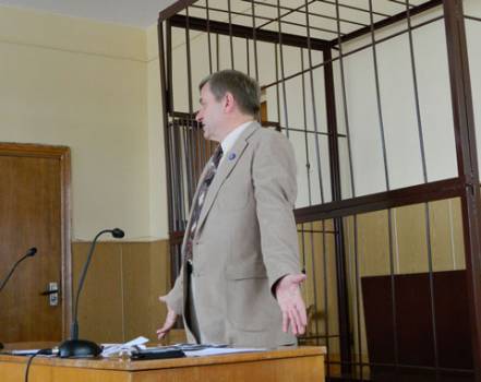 Виктор Сырица в суде.
