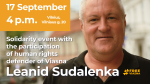 The #FreeViasna campaign invites you to a solidarity event in Vilnius on September 17