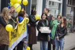 Акция Amnesty International в Гааге в день рождения Алеся Беляцкого (25 сентября 2013)
