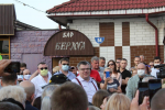 Виктор Бабарико в Бобруйске собрал много людей на своем пикете