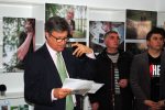 Photo exhibition "Capital Punishment": Ambassador Extraordinary and Plenipotentiary of Great Britain to Belarus Bruce Bucknell
