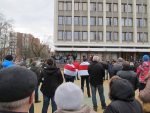 Hundreds gather in Brest to protest unemployment tax