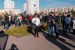 Предвыборные пикеты в Бобруйске: длинные очереди и задержание журналистов