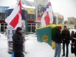 Брест: К визиту Николая Статкевича организованы информационные пикеты