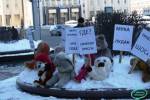 Toy protest in Vilnius