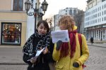 Беларускія праваабаронцы раздавалі дэкларацыі на вуліцах Адэсы ў Дзень правоў чалавека