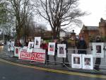 Dublin. Action in support of human rights defenders.