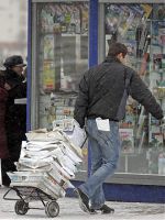 Мазыр: Кіяскёраў “Белсаюздруку” прымушаюць павялічыць продаж дзяржаўных газет
