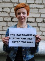 Activists of the Human Rights Center “Viasna” join campaign against torture