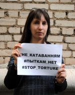 Activists of the Human Rights Center “Viasna” join campaign against torture