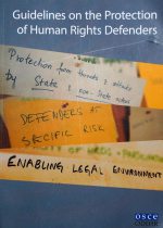 "Руководящие принципы защиты правозащитников": способствовать и не препятствовать законной деятельности правозащитников