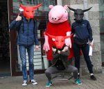 Activist charged over animal rights protest