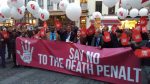 Всемирный марш за отмену смертной казни прошел в Брюсселе