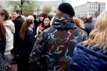 На провластном митинге в Могилеве задержали распространителей бюллетеня "За справедливый мир"