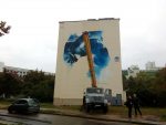 Неизвестные схватили аргентинского художника, который рисовал мурал в Минске
