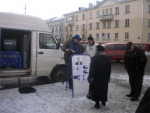 Полоцк: Пикеты за Некляева и Санникова - по выходным 