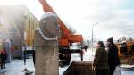 В Слониме демонтирован один из четырех памятников Ленину