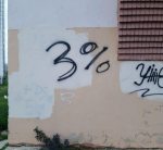За надпись "3%" на стене магазина в Докшицах парня осудили на полтора года колонии