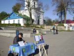 Пикет возле Жировичского монастыря