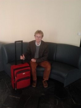 Martin Uggla in the airport “Minsk-2”